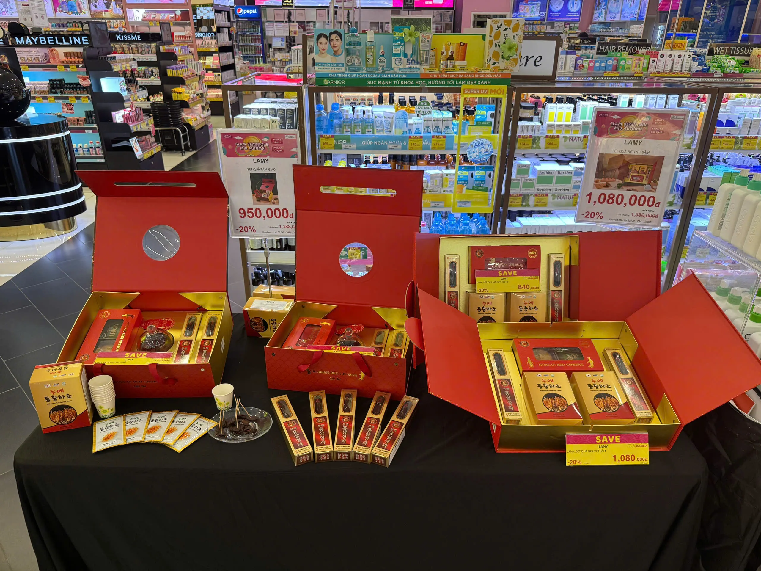 🎉 TRẢI NGHIỆM HỒNG SÂM HÀN QUỐC – NHẬN QUÀ ƯU ĐÃI TẠI AEON MALL 🎉