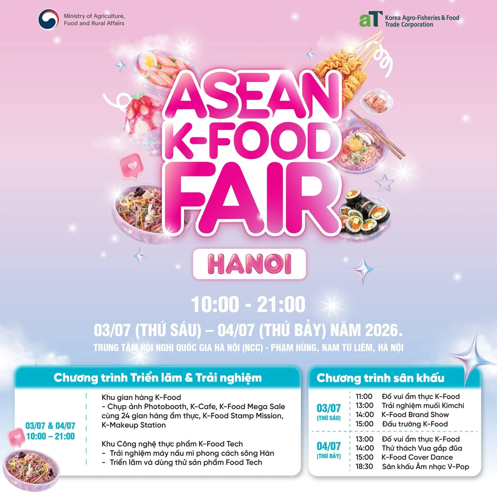 LAMY HÂN HẠNH THAM GIA ASEAN K-FOOD FAIR 2026